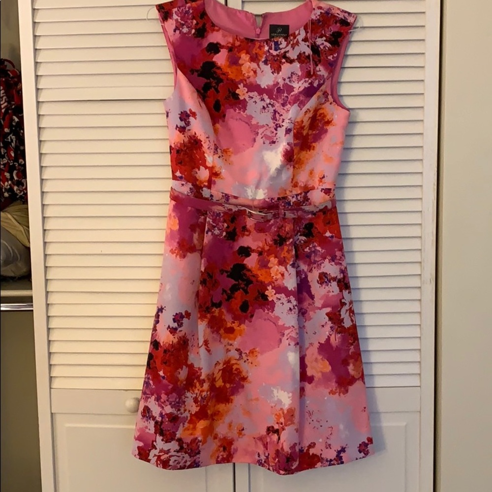 Adrianna Papell Pink Floral dress